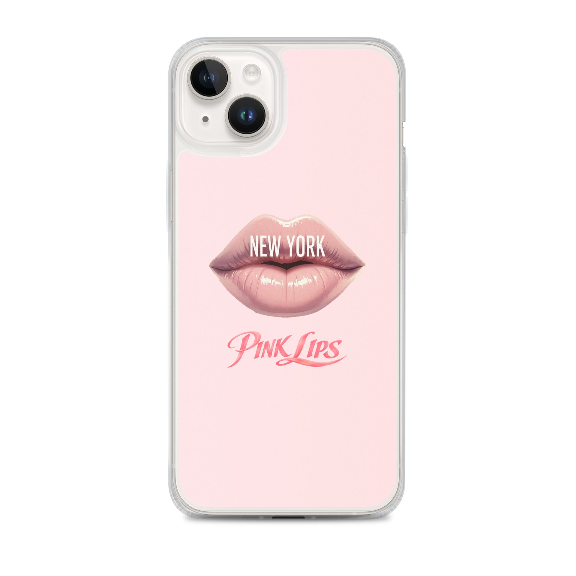New York Pink Lips iPhone Case by AdrenRush product image (1)