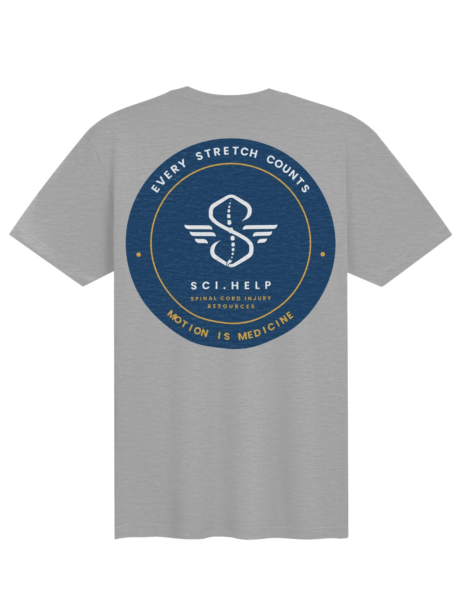 Grey T-Shirt - Every Stretch Counts product image (2)