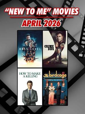 The movies I watched for the first time in March 2026 include How to Make a Killing, The Birdcage, Boss Level, and Crime 101. #movies #moviereviews #tiktoktvfilmcontest 