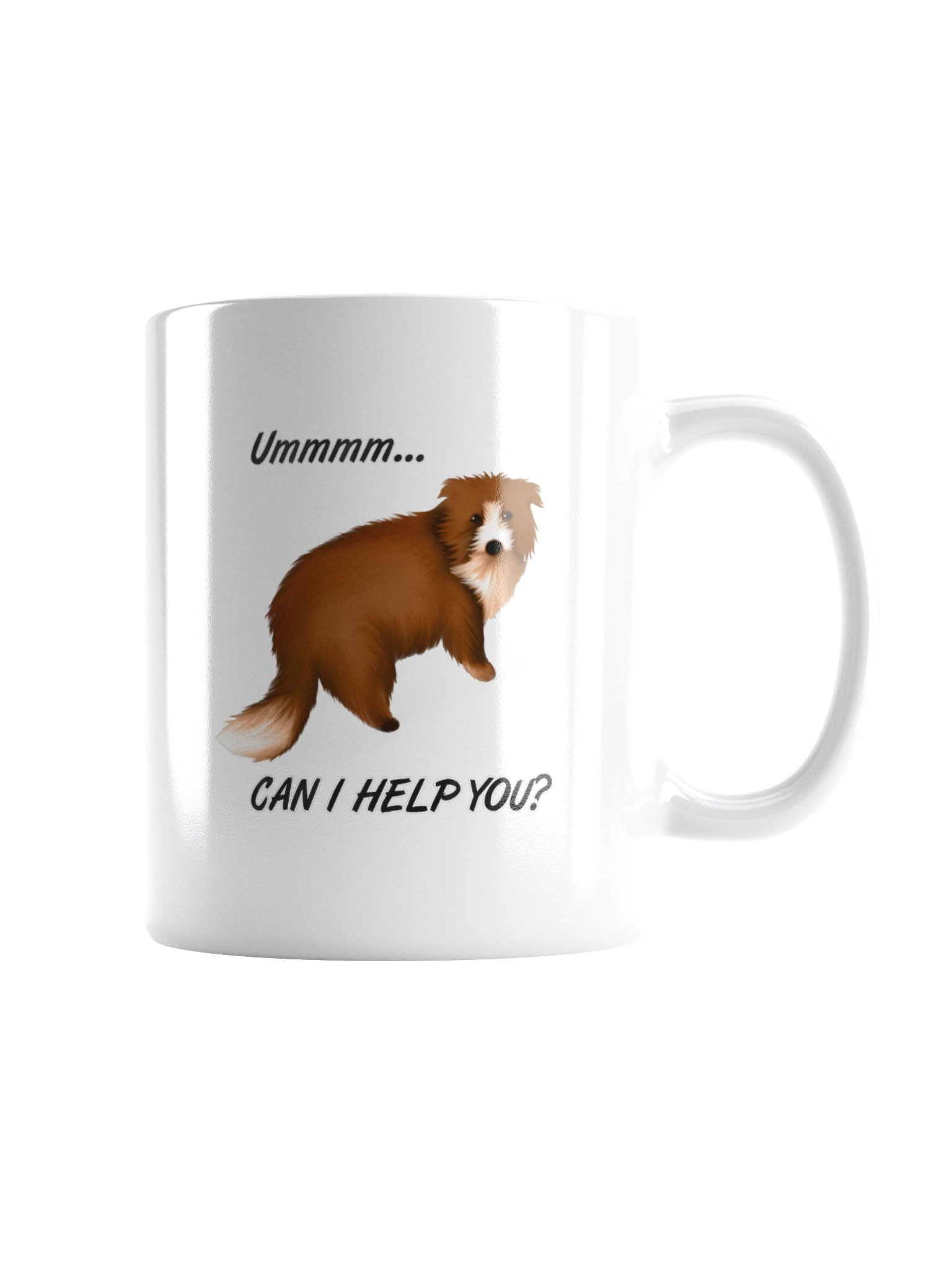 White Glossy Mug product image (7)