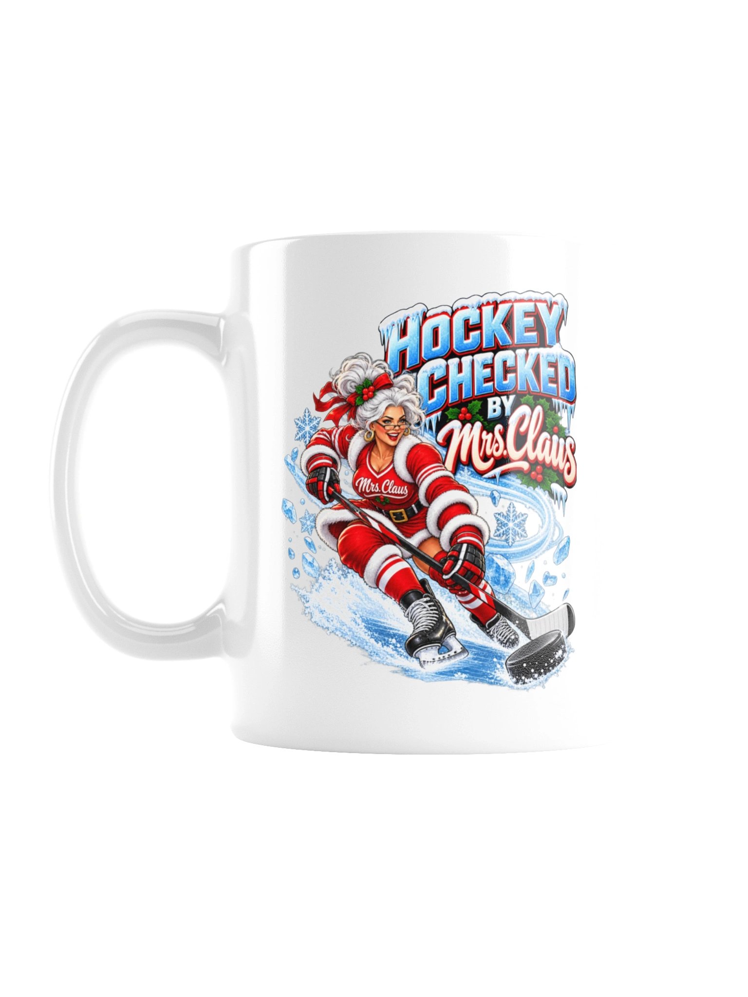 HOCKEY CHECKED BY MRS. CLAUS - MUG product image (3)