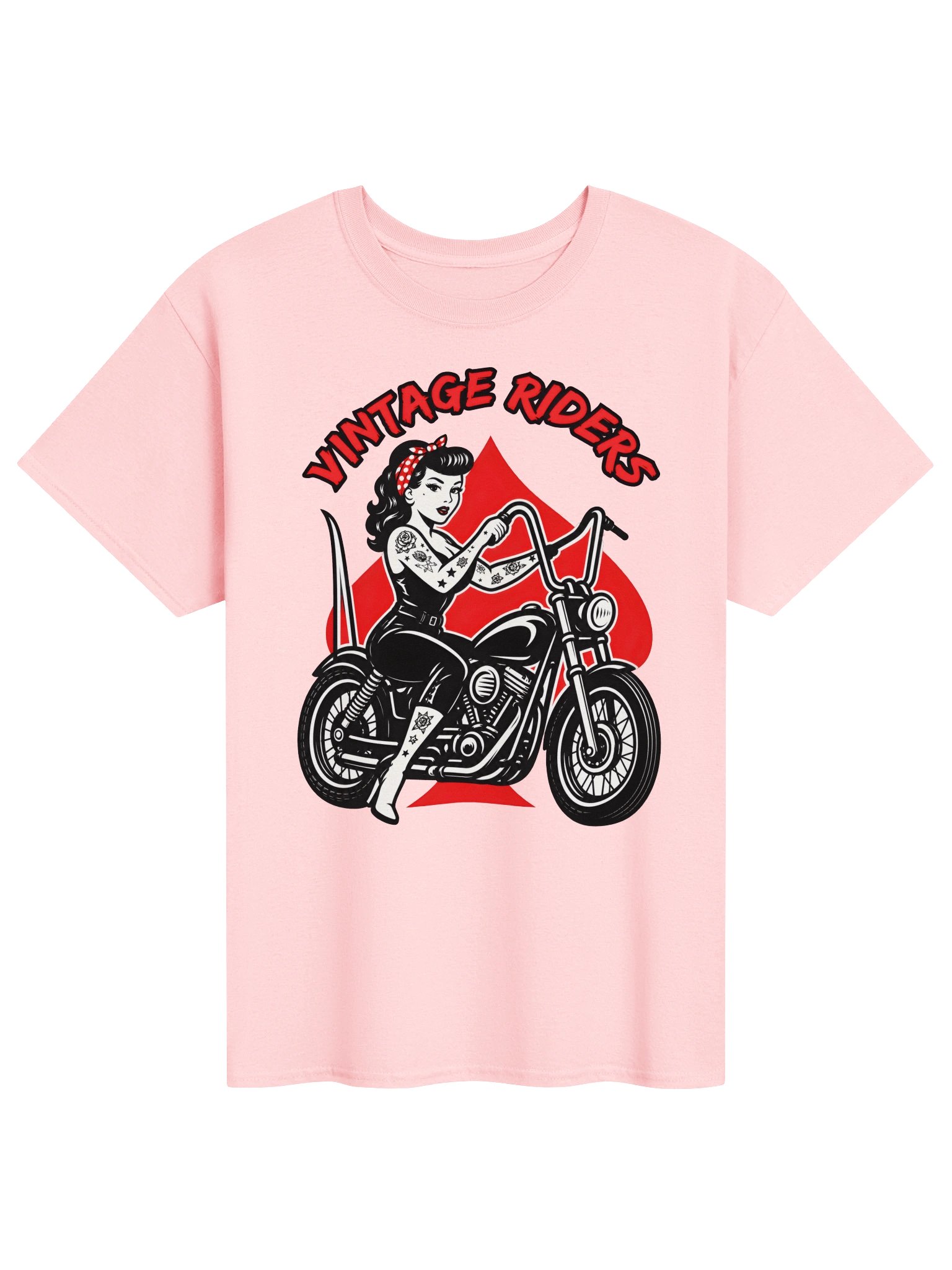 Vintage Pinup + Vintage Riders 13 — Gildan Women’s Heavyweight Tee product image (2)