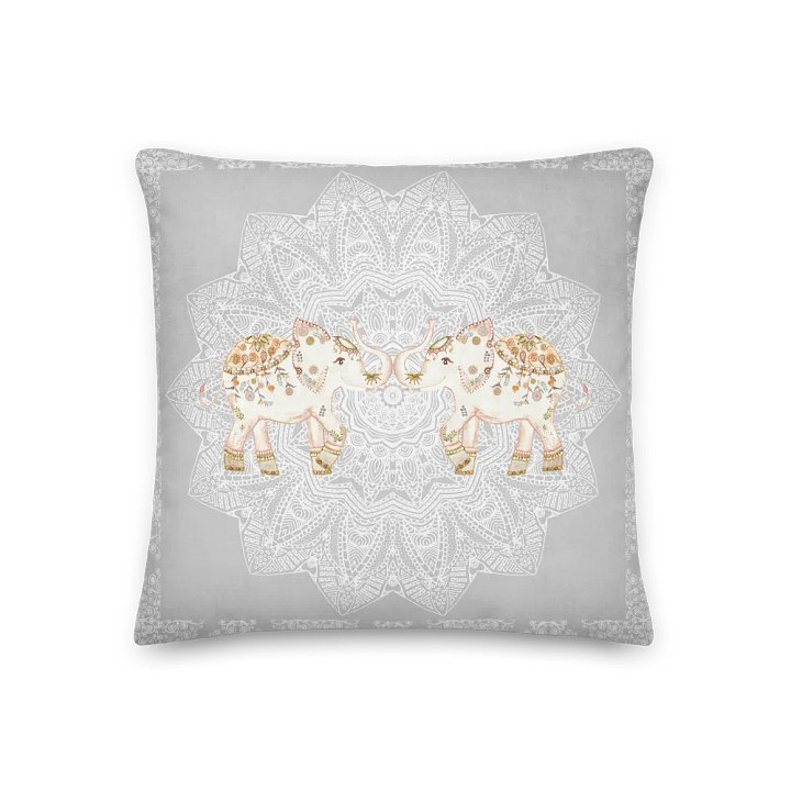 Majestic Elephant Mandala Pillow product image (3)
