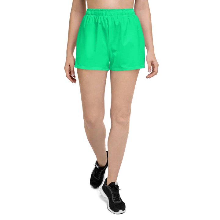 Dusa Green Nail Check Booty Shorts product image (2)