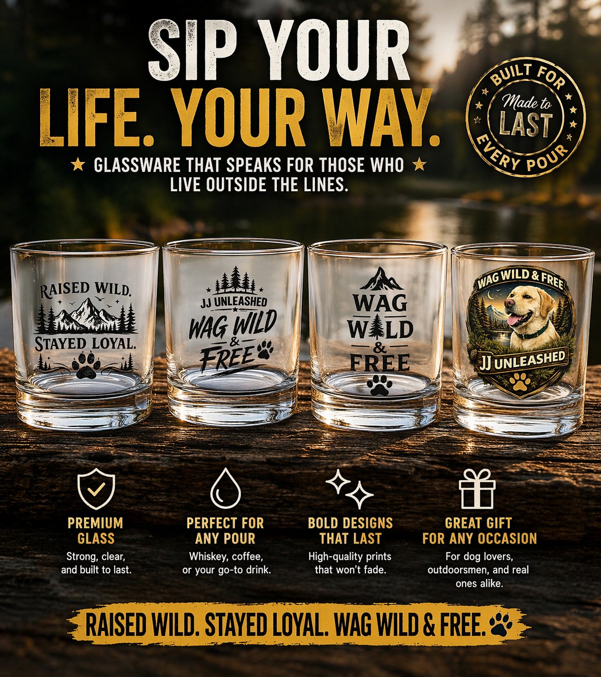 JJ Unleashed Rock Glass Bundle product image (1)