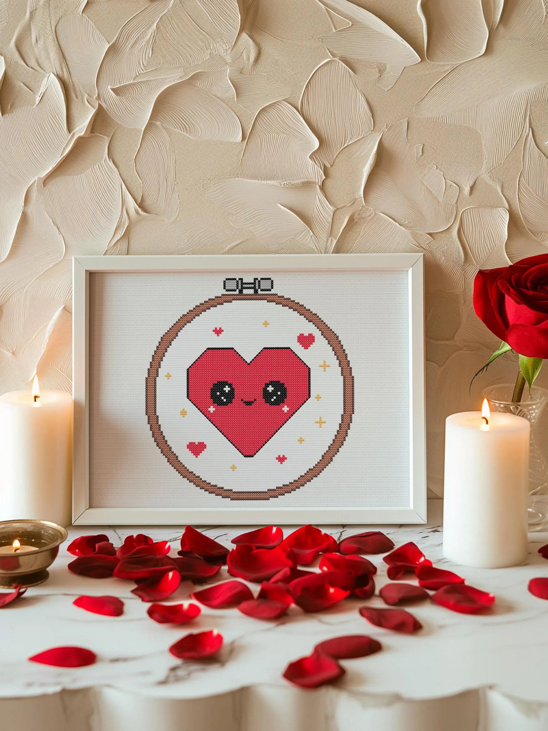 Love In Stitches Cross Stitch Pattern product image (5)