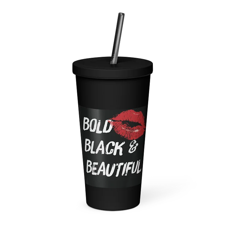 Bold Black Beautiful Signature Tumbler product image (1)