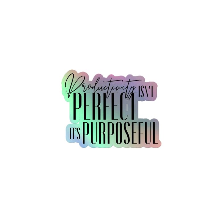 Prayer, Peace, Purpose, and Productivity Sticker product image (1)