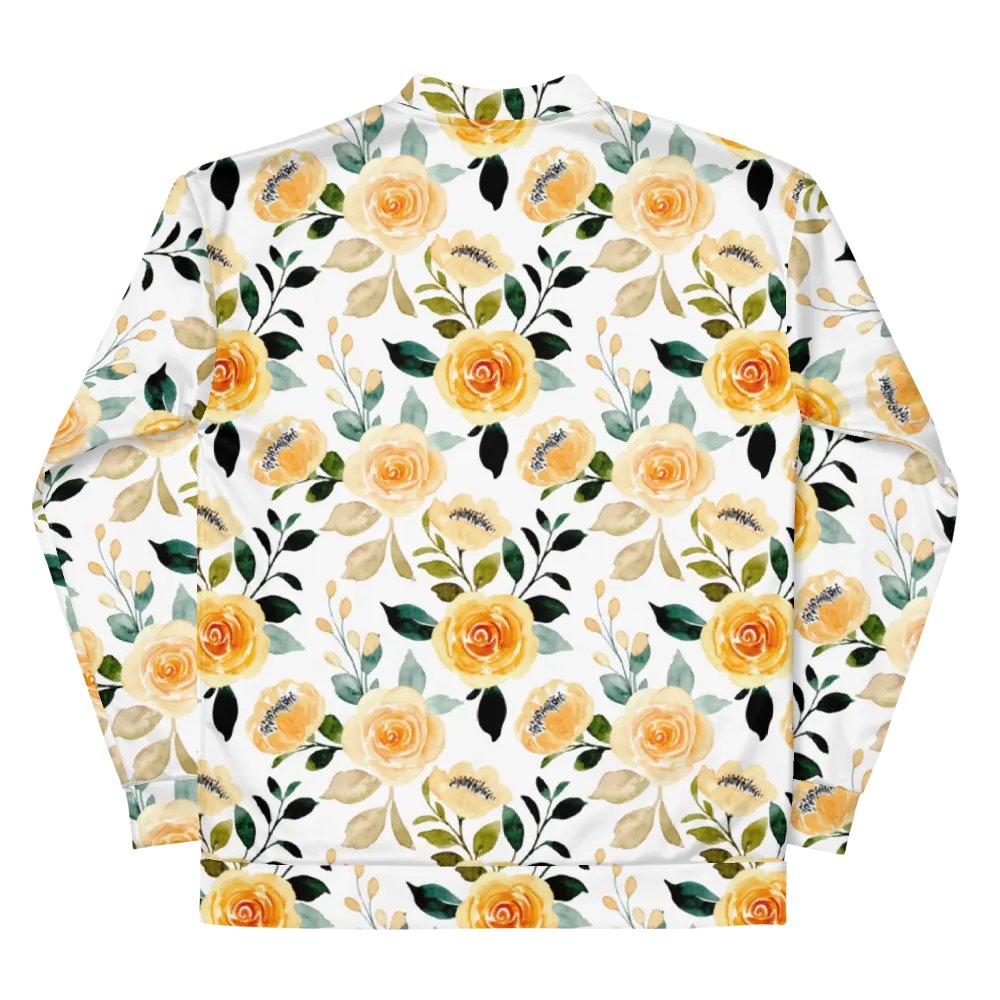 Yellow Rose Delight Bomber jacket product image (10)