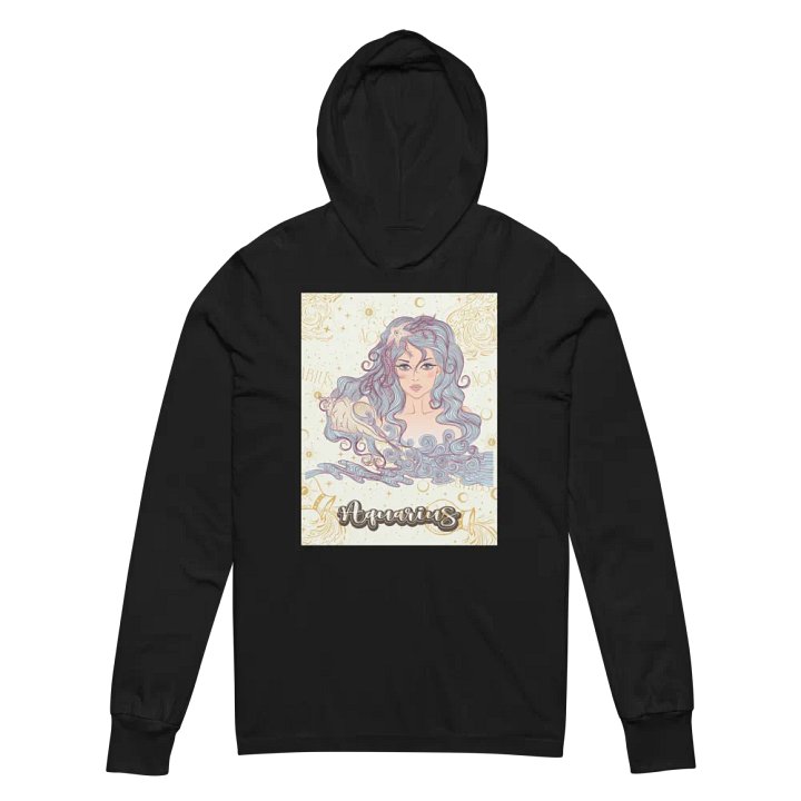 Aquarius Uni-Sex Hooded Tee product image (2)