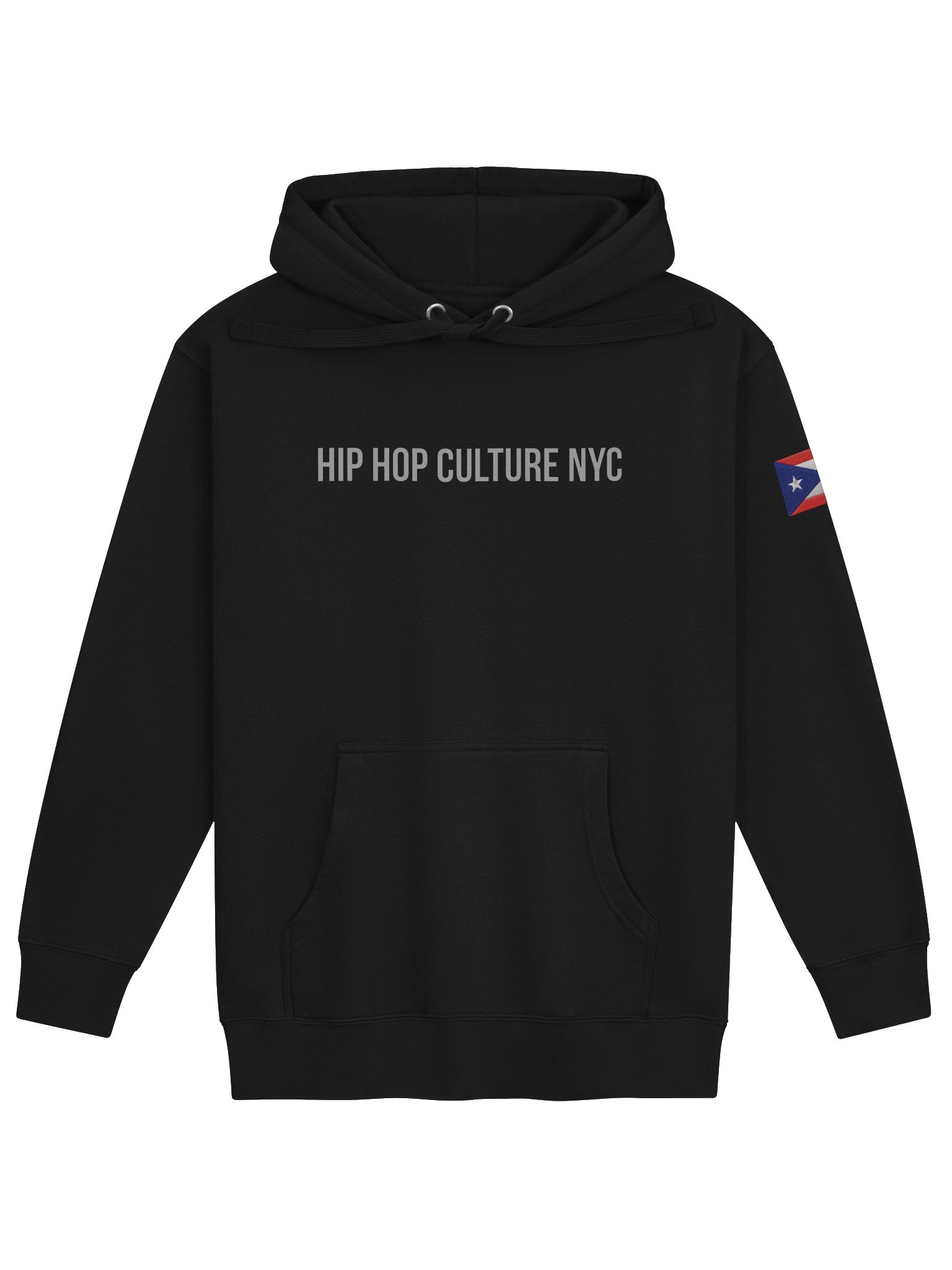 Boricua Beats New York City Streets Black Hoodie product image (1)