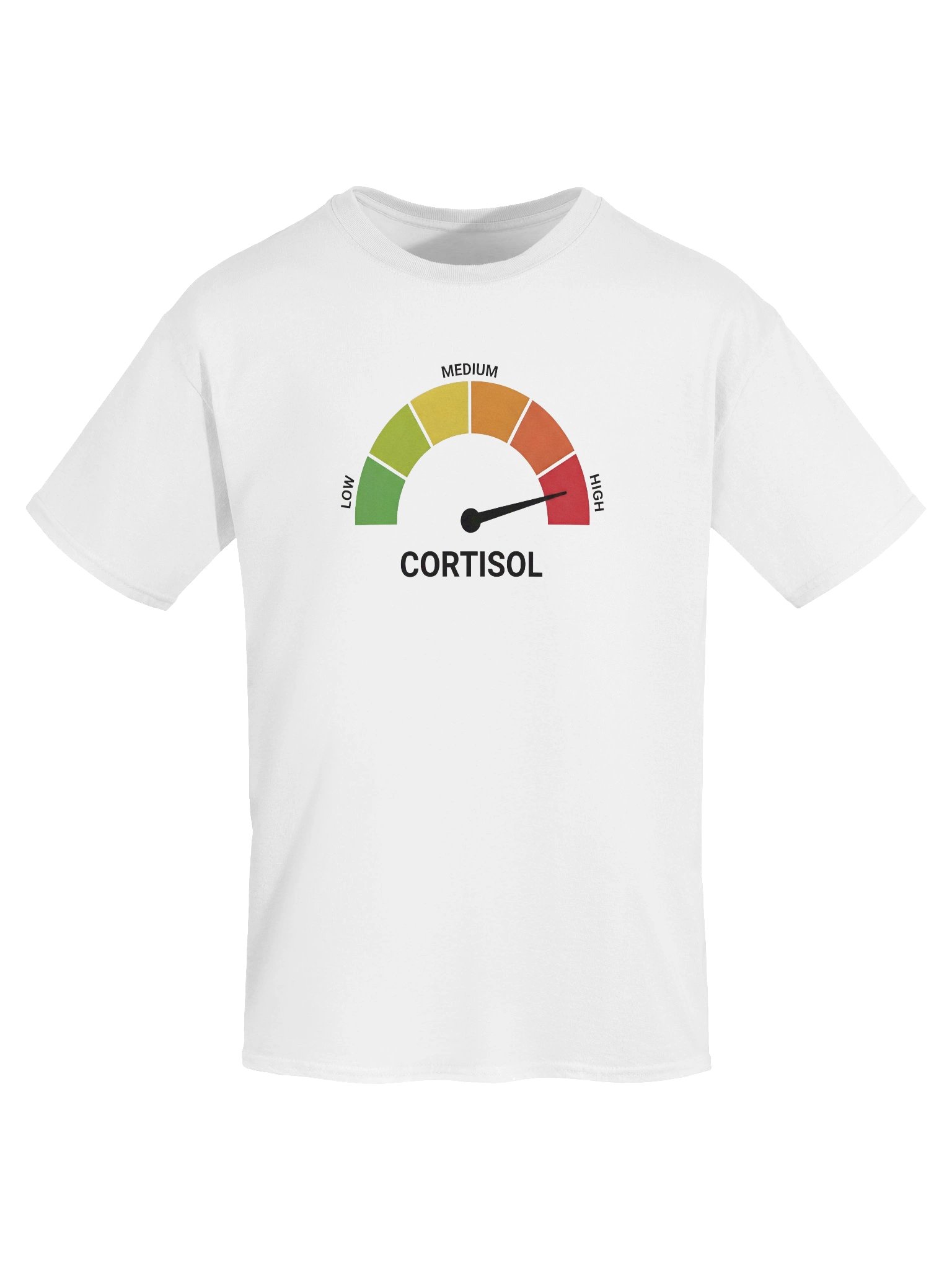 High Cortisol T-Shirt White product image (7)