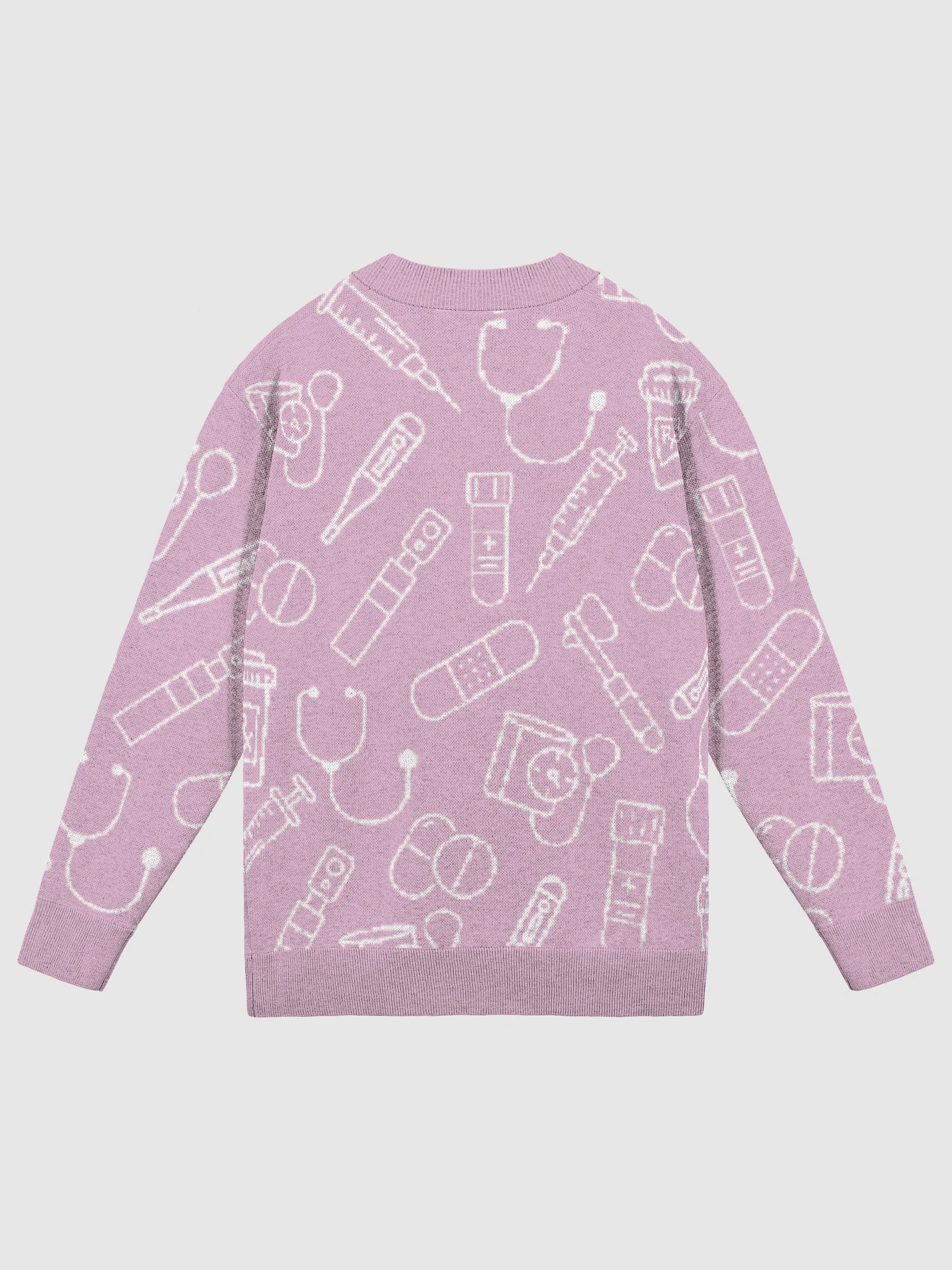 clinic cardigan (lilac) product image (2)