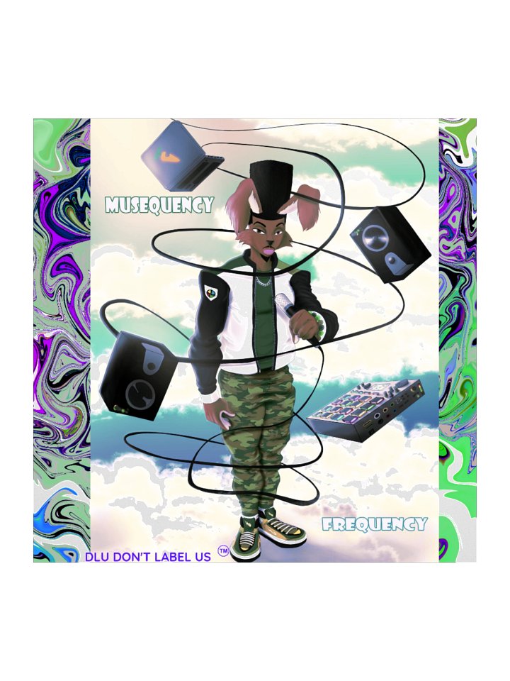 DLU DON’T LABEL US® MUSEQUENCY Kiss Cut Stickers product image (1)