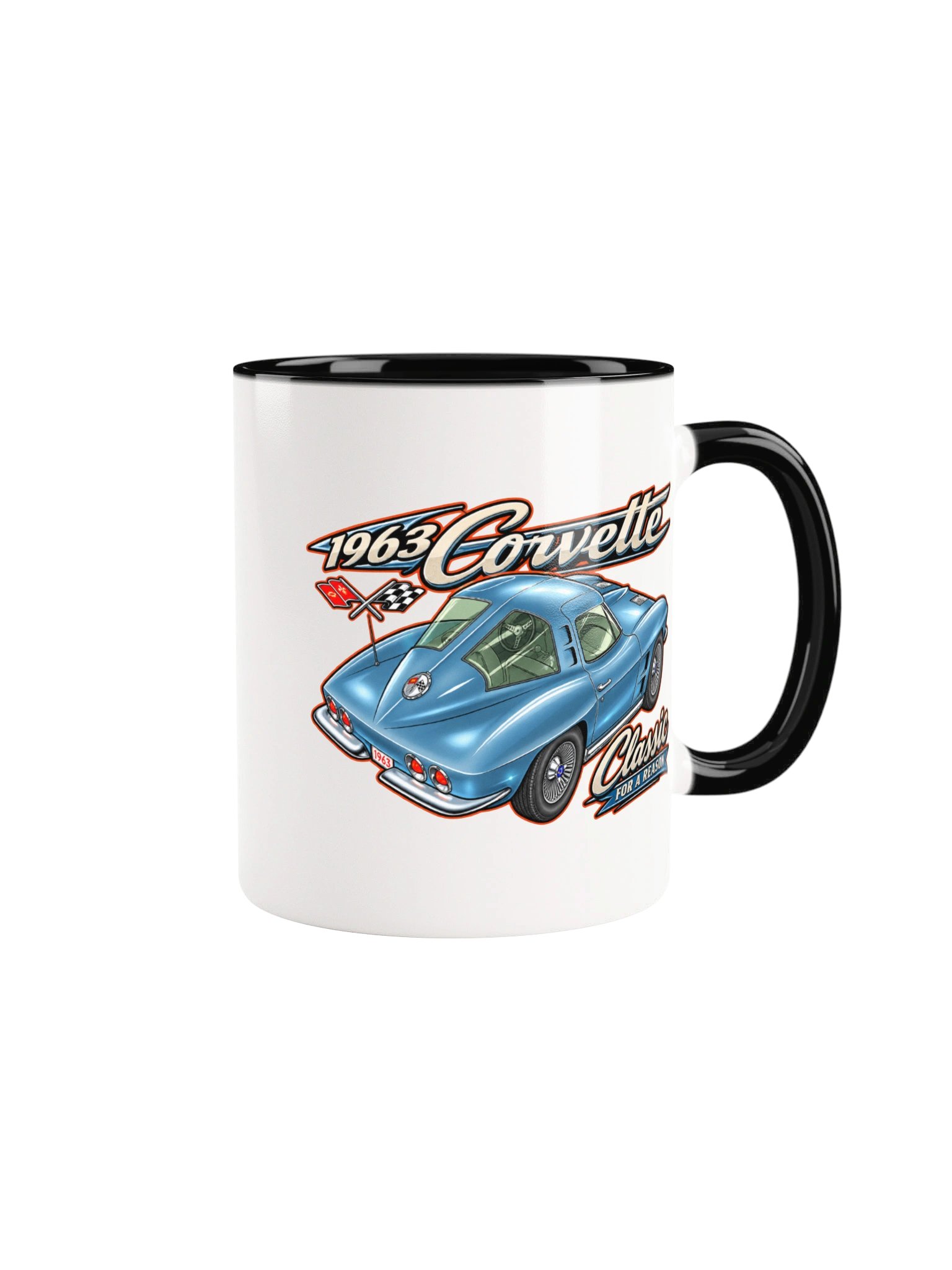 1963 Corvette – Classic in Blue Two-Tone Mug product image (2)