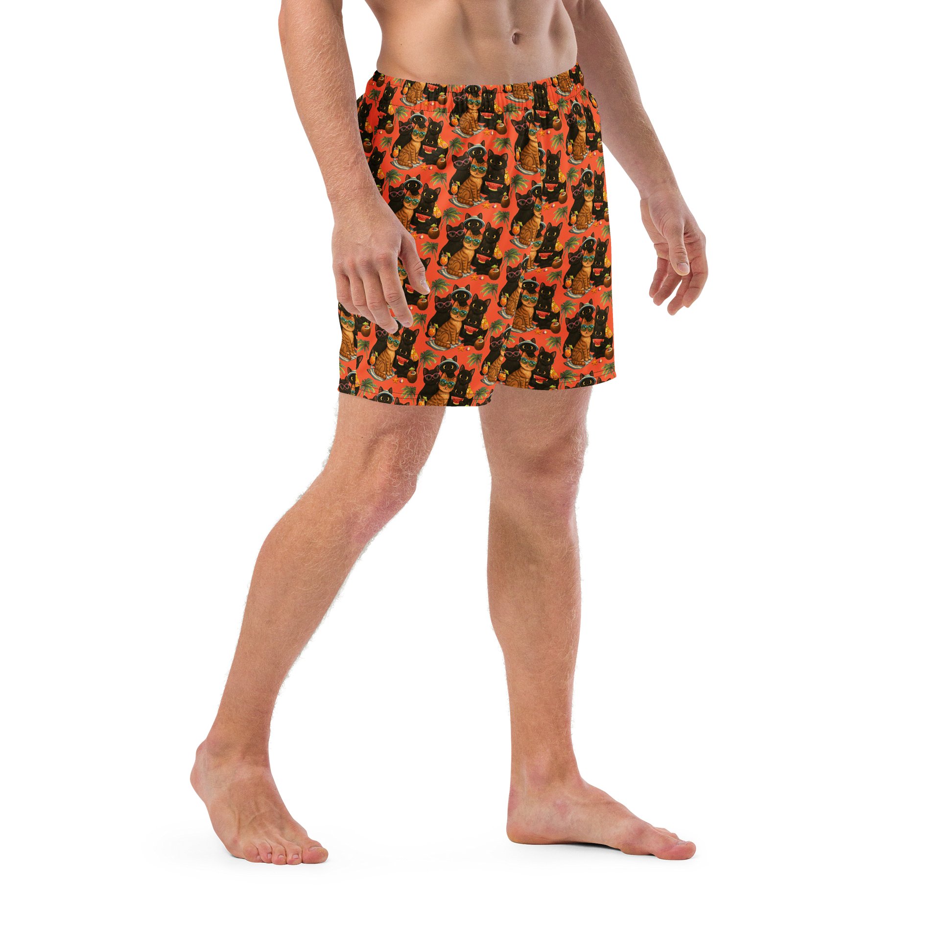 Cat Waves Swim Shorts product image (6)