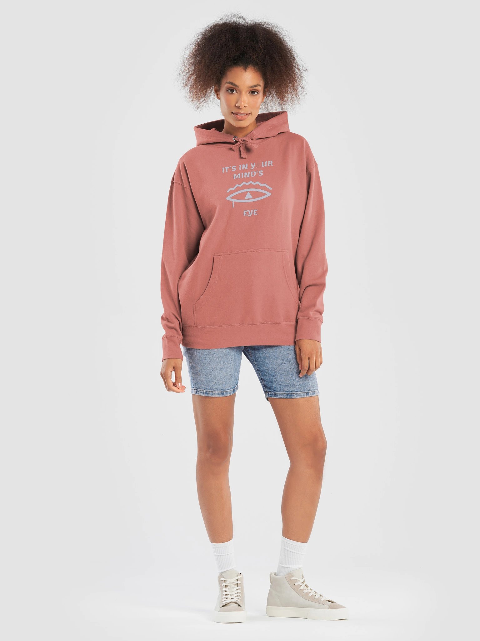 IT'S IN YOUR MIND'S EYE Hoodie — Pink product image (7)