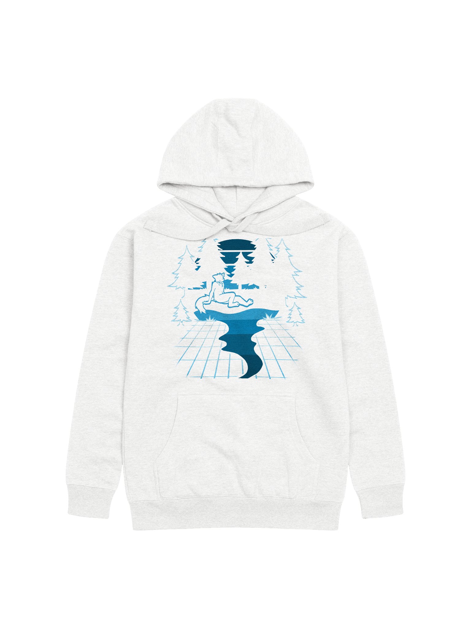 Vapourwave Skyks hoodie (light edition) product image (1)