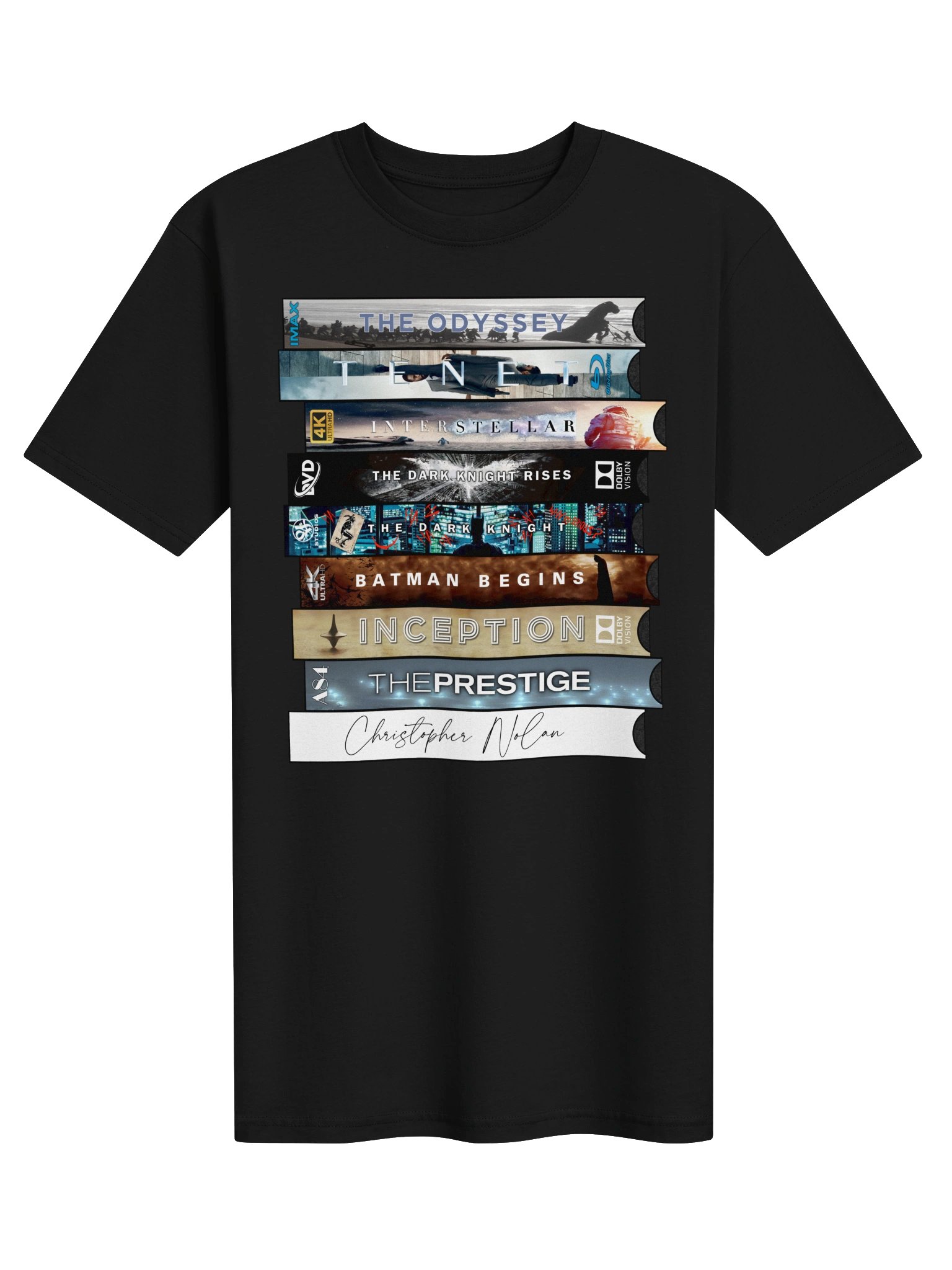 C. Nolan Vhs Tapes Tee product image (1)