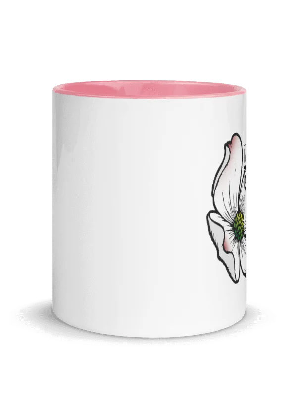 North Carolina Dogwood Floral Ceramic Mug product image (2)