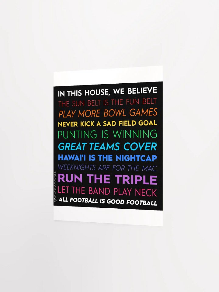 In This House - Sickos Committee Poster (7 Sizes) product image (8)