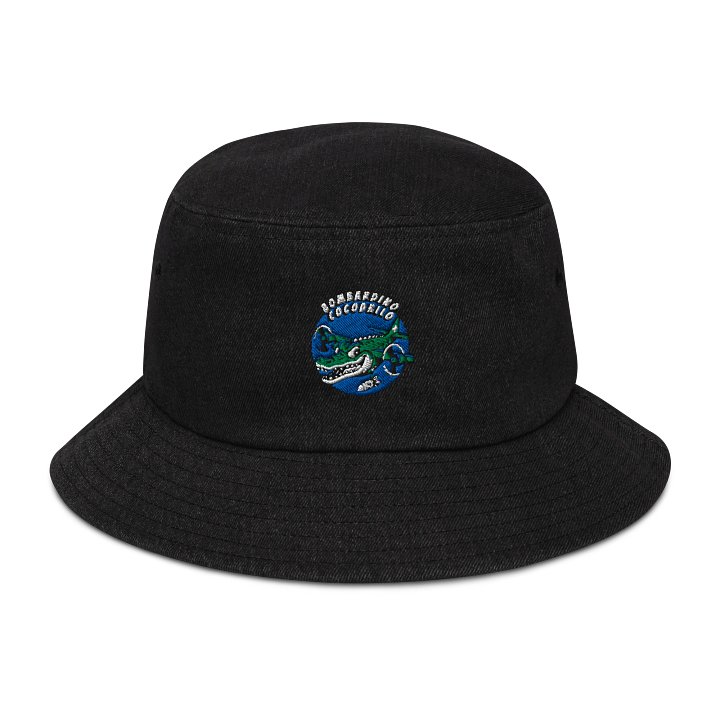 Bombardino Cocodrilo Denim Bucket Hat product image (1)