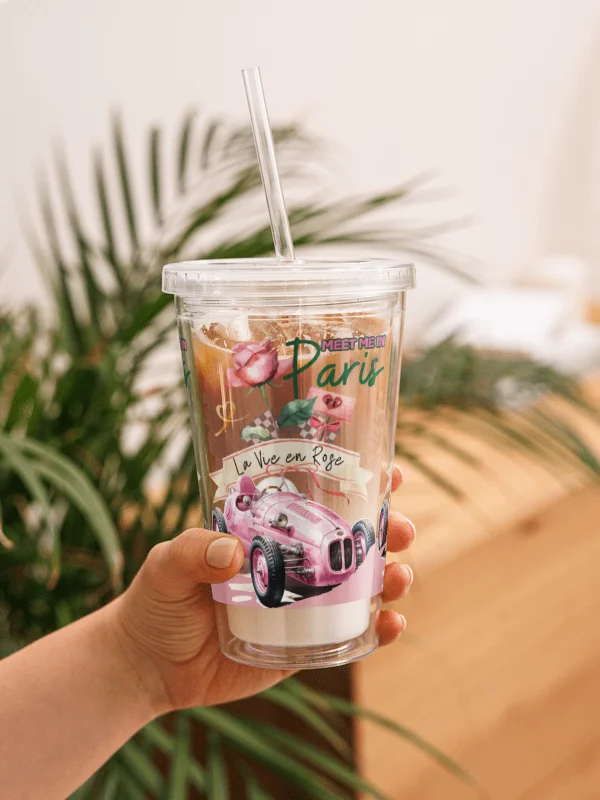 La Vie en Rose Double Wall Tumbler product image (1)