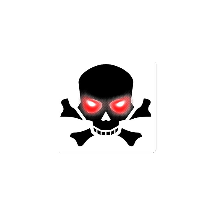 "Max E" Laser Eyes Skull Magnet product image (2)