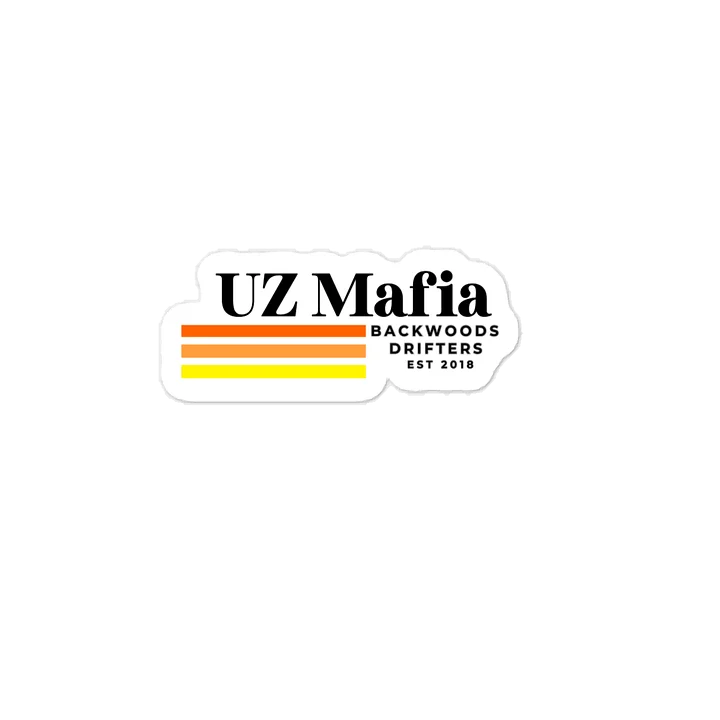 UZ Mafia BackWoods Drifters Kiss-Cut Vinyl Decal product image (1)