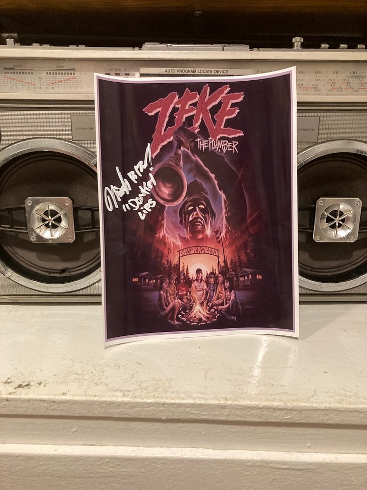 ZEKE THE PLUMBER Nightmare Art Autographed Donkeylips Photo product image (2)