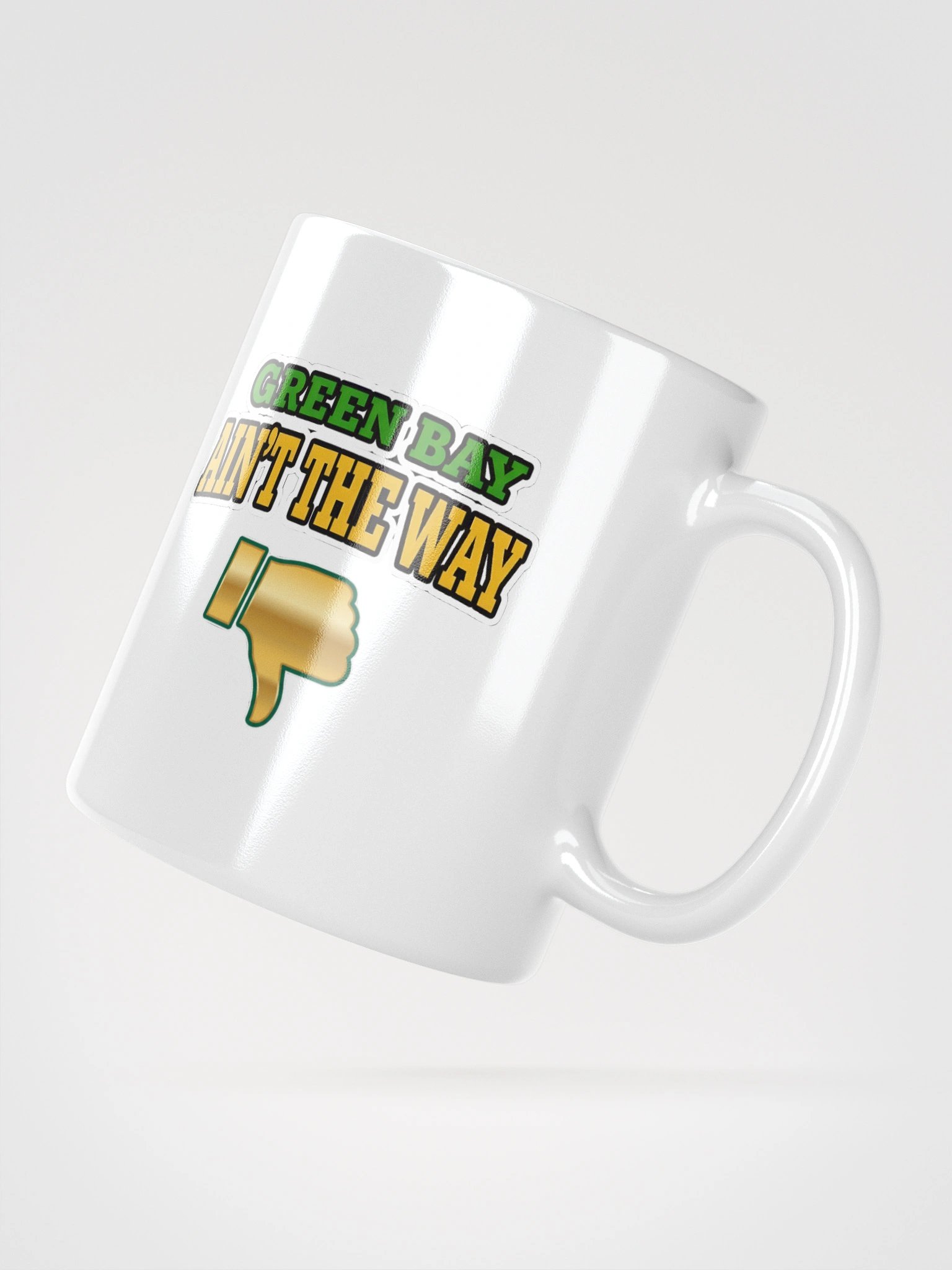 Green Bay Ain't The Way Cartoon Mug | Green Bay Rivals Fanz | Football | Rivals Locker product image (4)