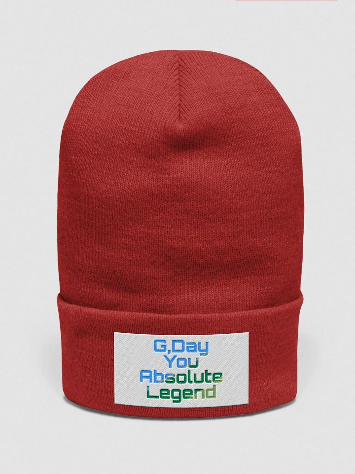 G'Day You Legend Beanie - RED product image (2)