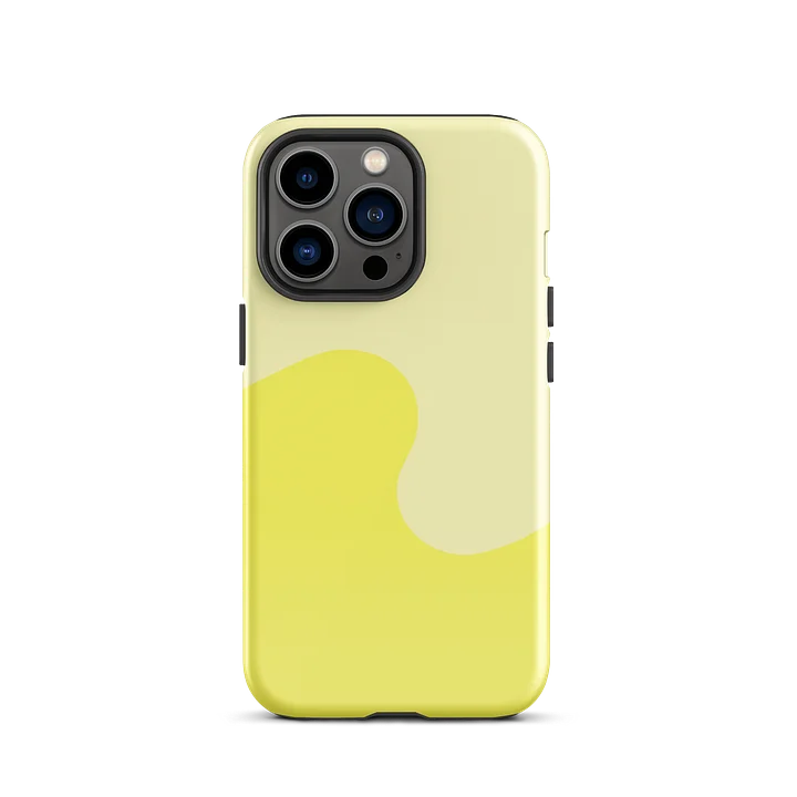 Lemon Martini Minimal Wave iPhone Case product image (1)