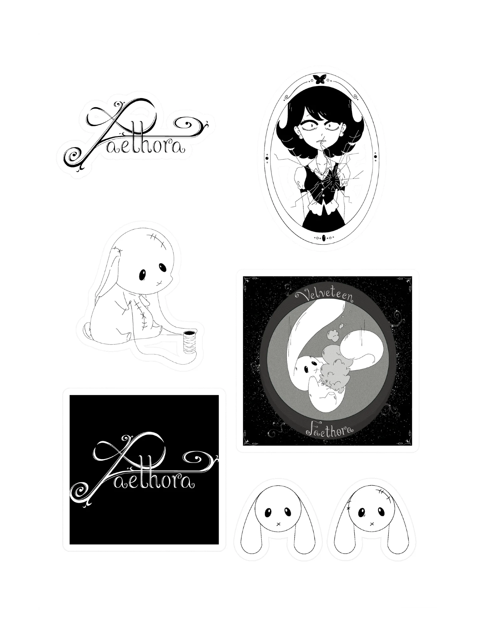 Faethora Velveteen Sticker Sheet product image (3)