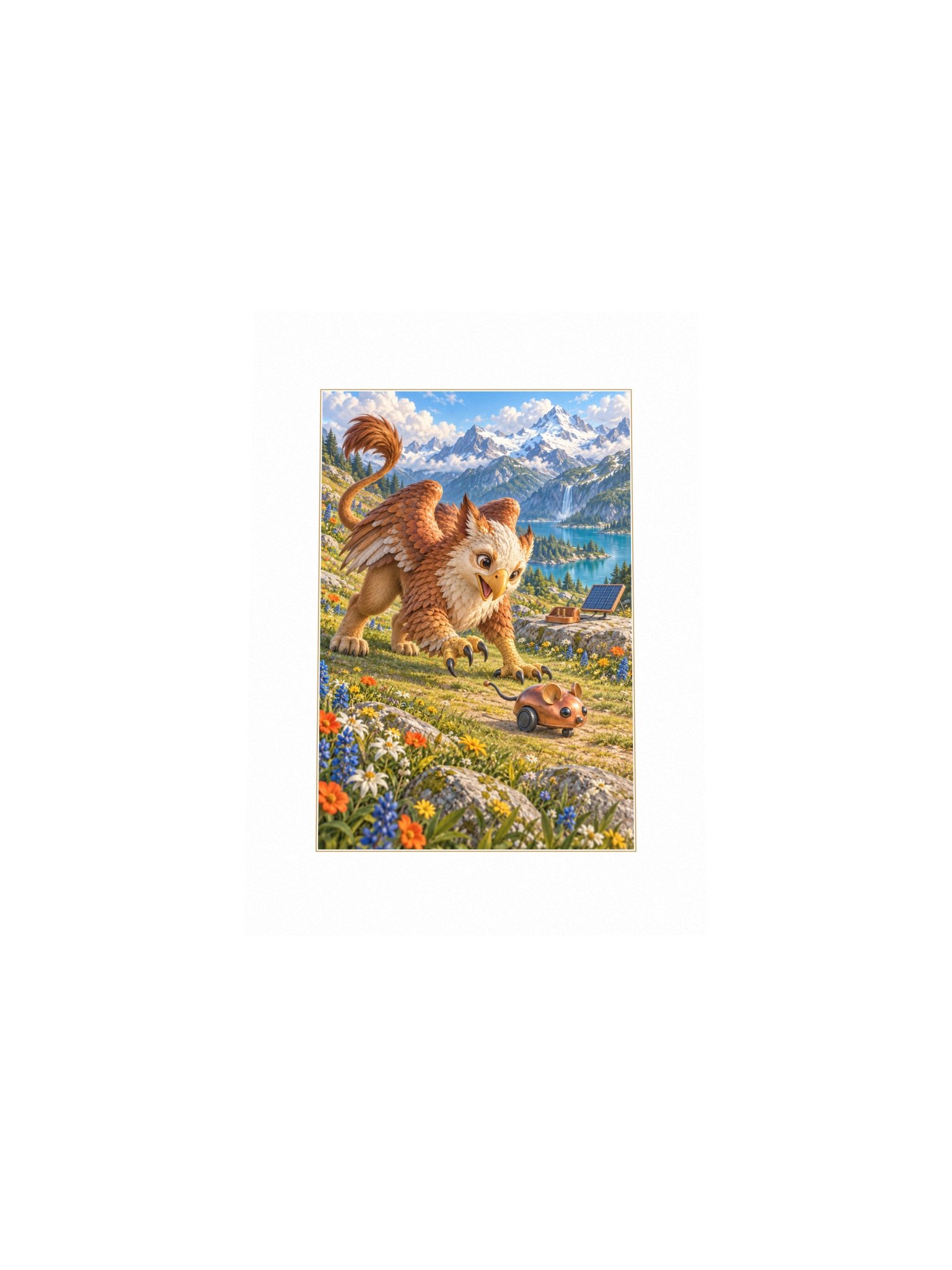 Pounce Protocol Small Art Print product image (4)