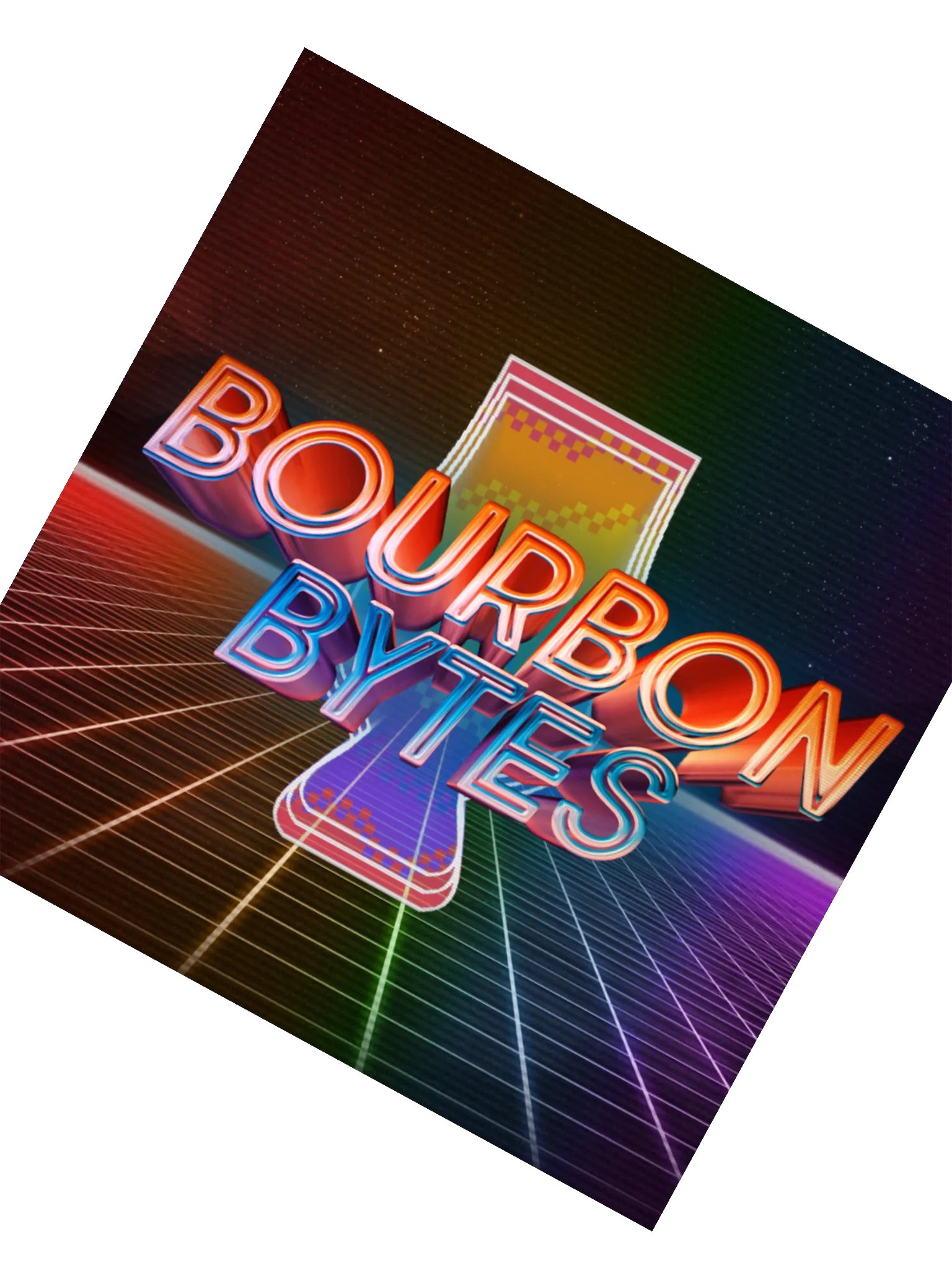 Bourbon Bytes Pride Sticker product image (3)
