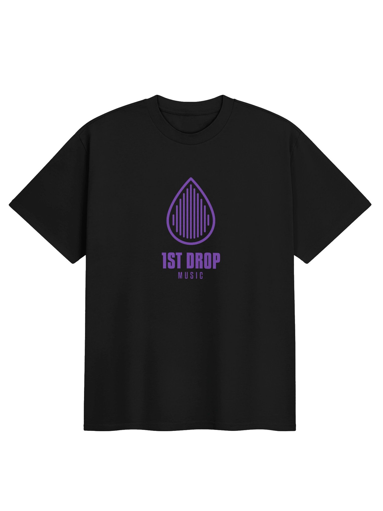 1st Drop Music Purple Heavy T-shirt product image (1)