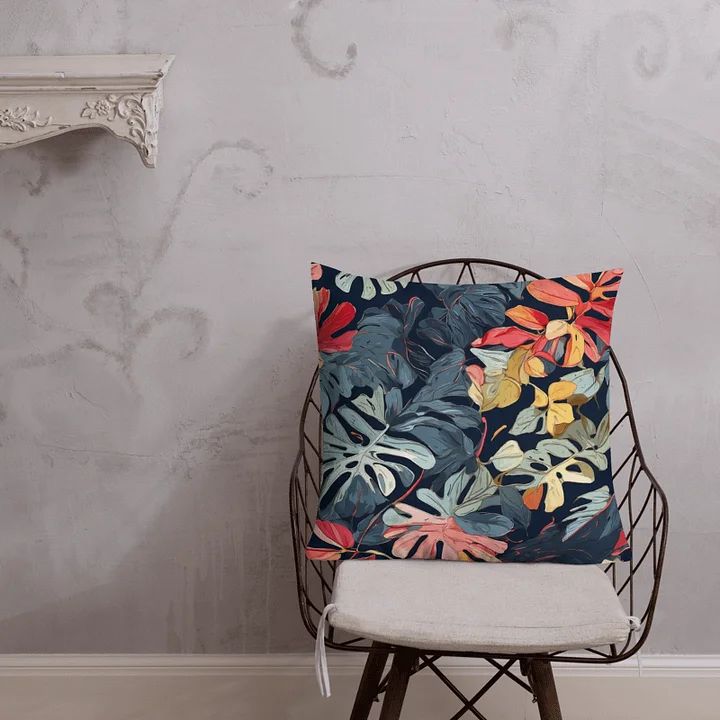 Tropical Leaves All-Over Pillow product image (1)
