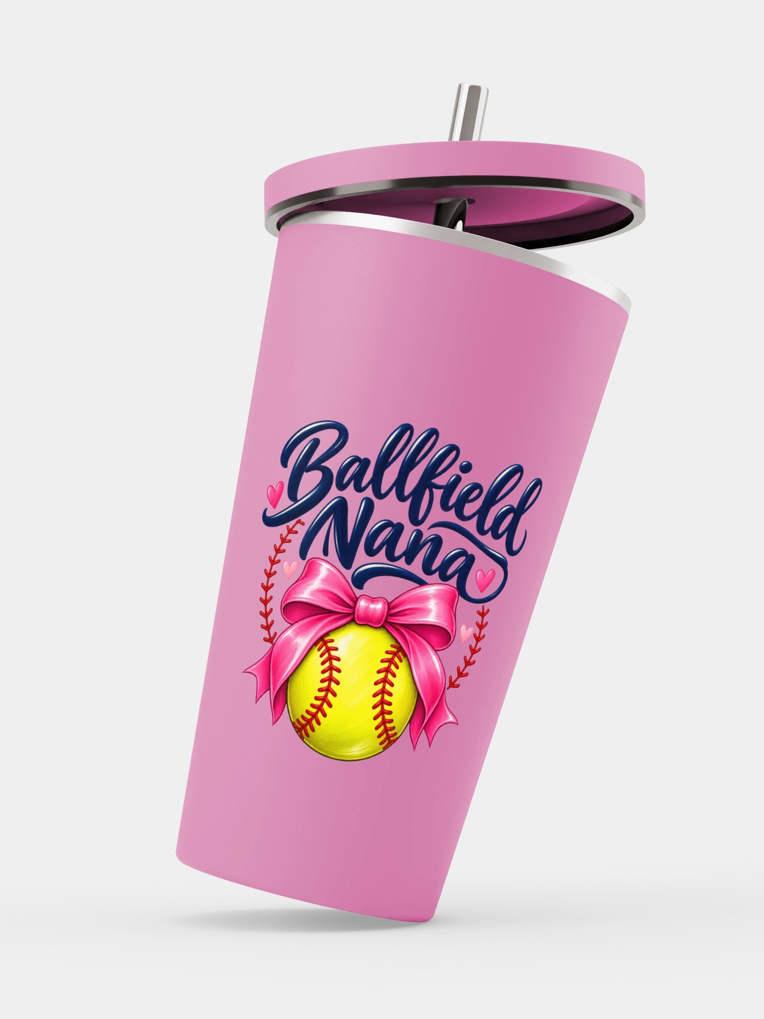 Ballfield Nana Tumbler | Insulated Cup with Straw product image (4)