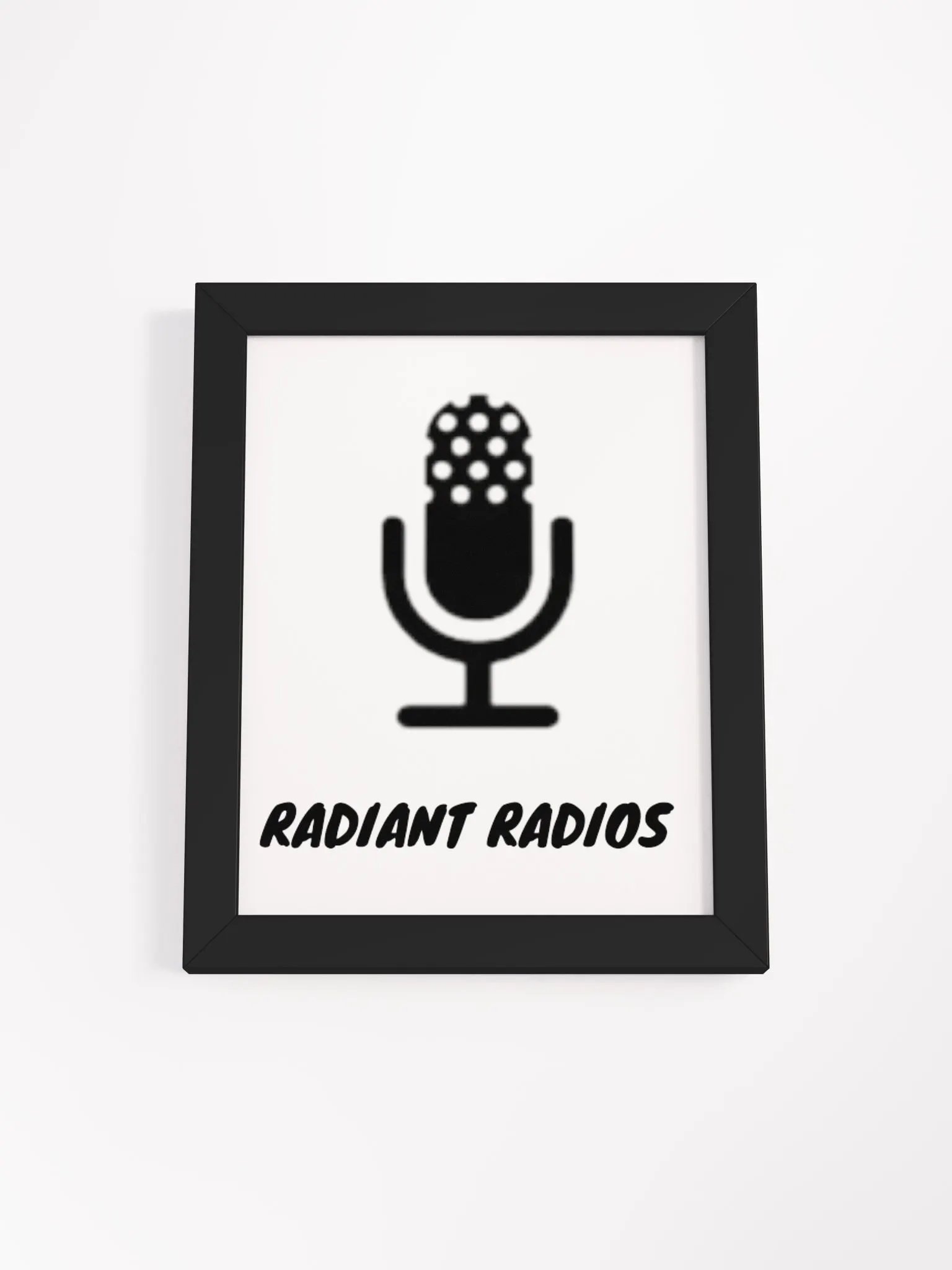 Rdiant Radios Wood Framed Matte Poster product image (8)