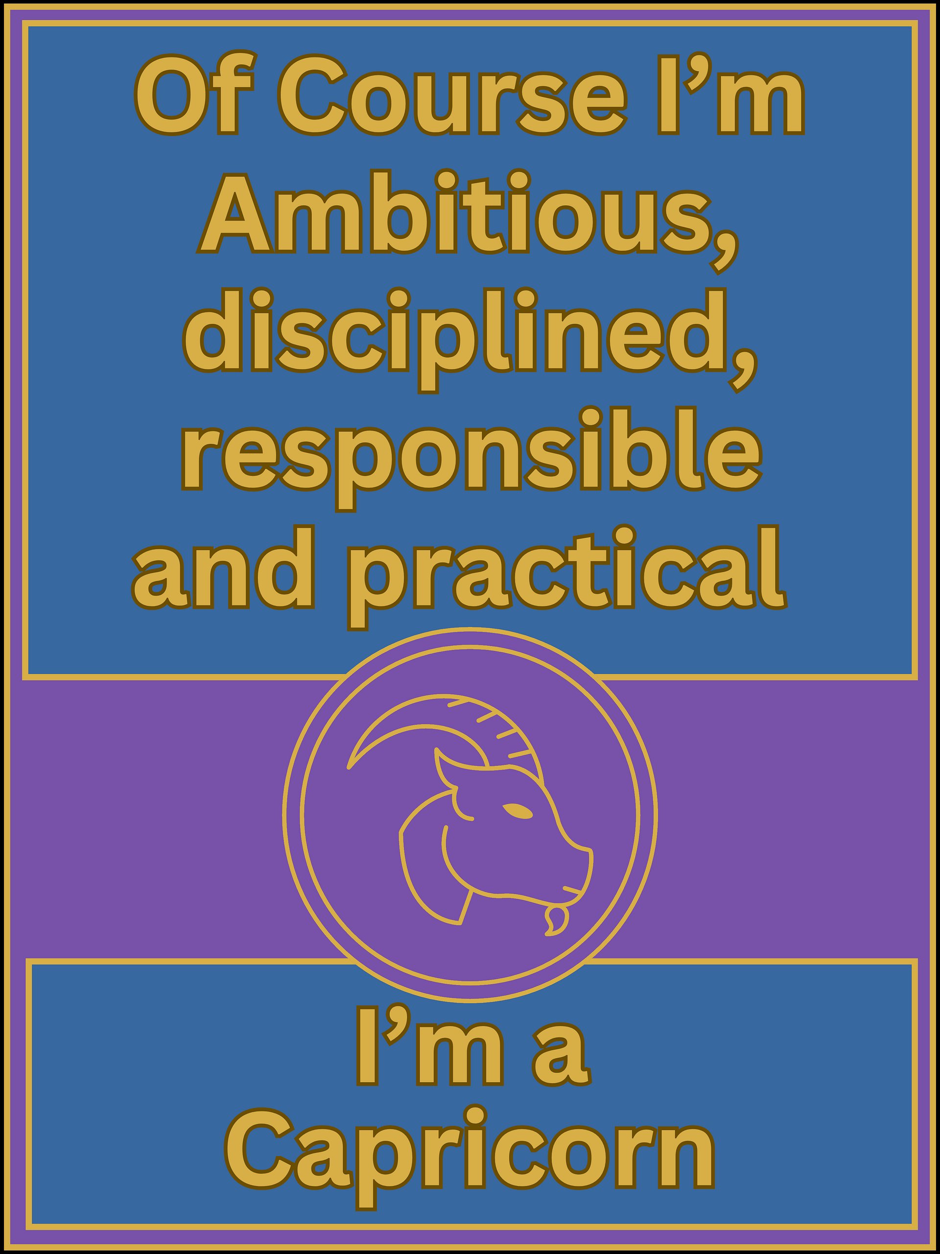 Of Course I’m Capricorn Zodiac Sign T-Shirt, Zodiac Sign Vibes T-Shirt, Capricorn T-Shirt, Astrological T-shirt product image (2)