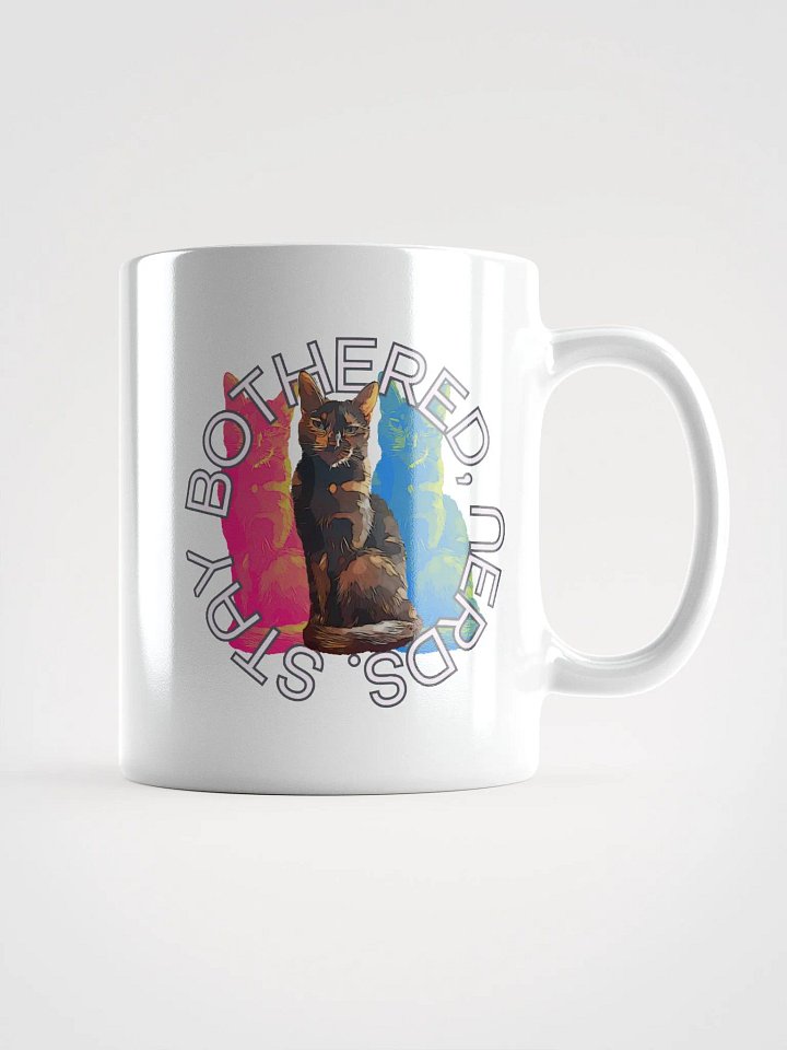 White 20oz Mug: Stay Bothered, Nerds. product image (1)