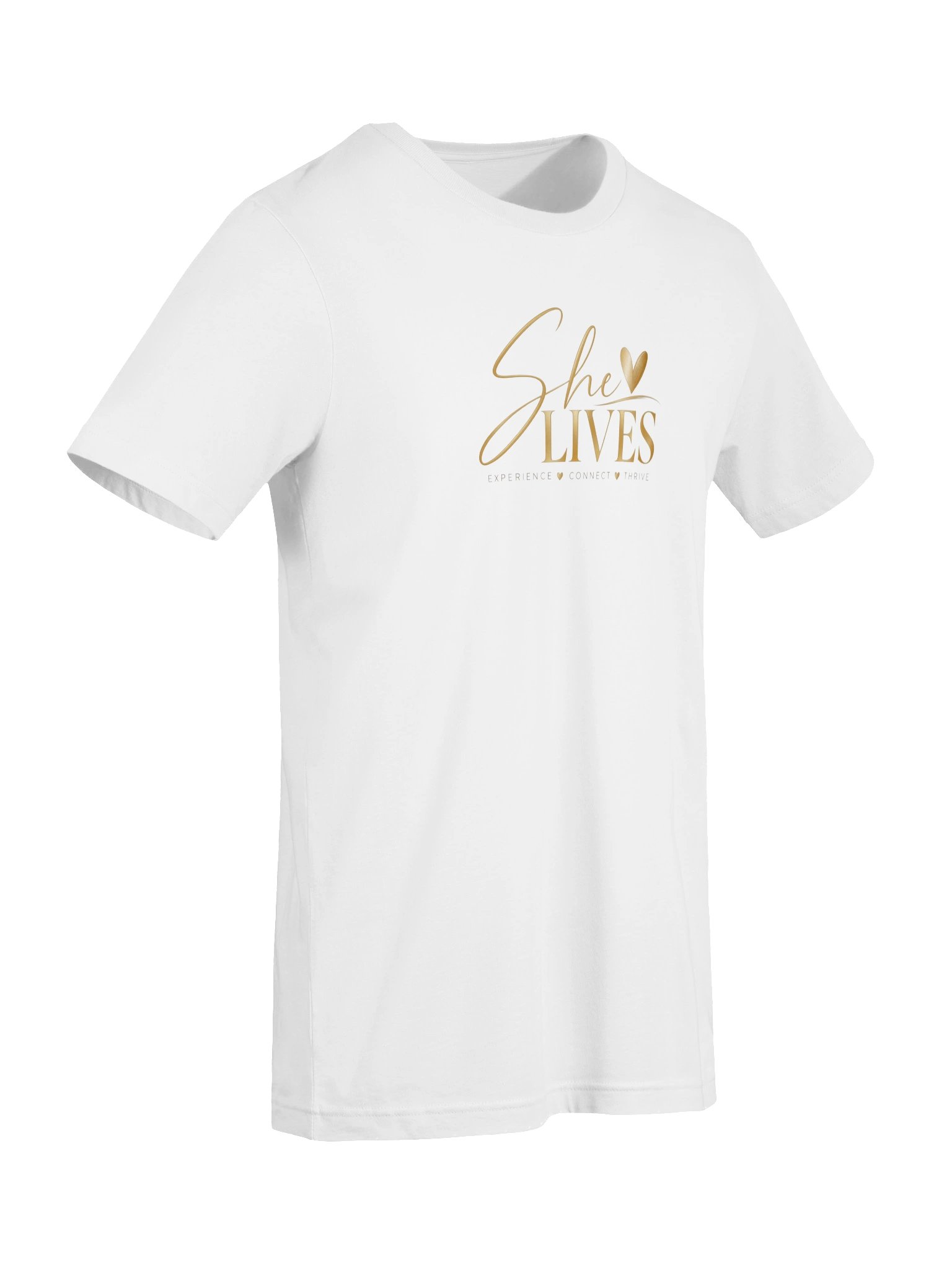 She Lives Gold Logo Tee product image (7)