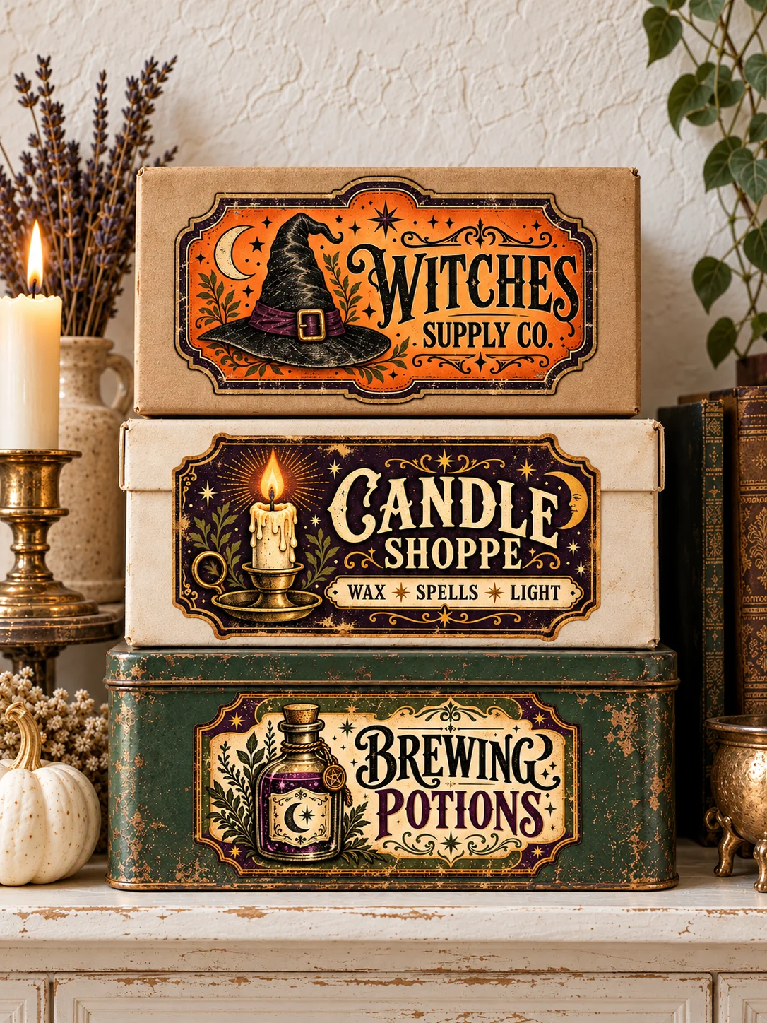 1000 Vintage Halloween Labels, Apothecary Potion Bottle Design, Printable Gift Tags Bundle, Gothic Ephemera Collection, Digital PNG Download product image (7)