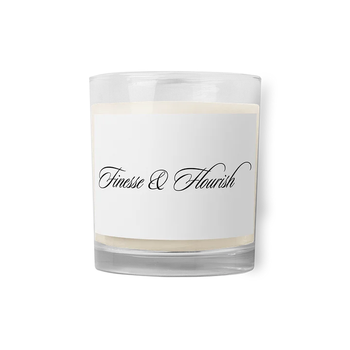 F&F Script Soy Wax Candle product image (1)