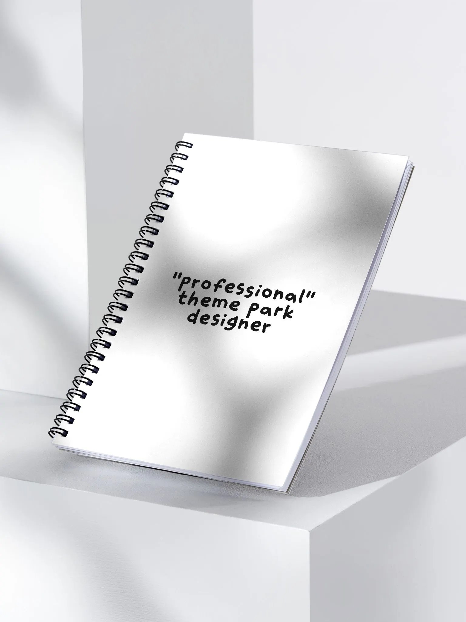 "Professional" Theme Park Designer Spiral Notebook product image (3)