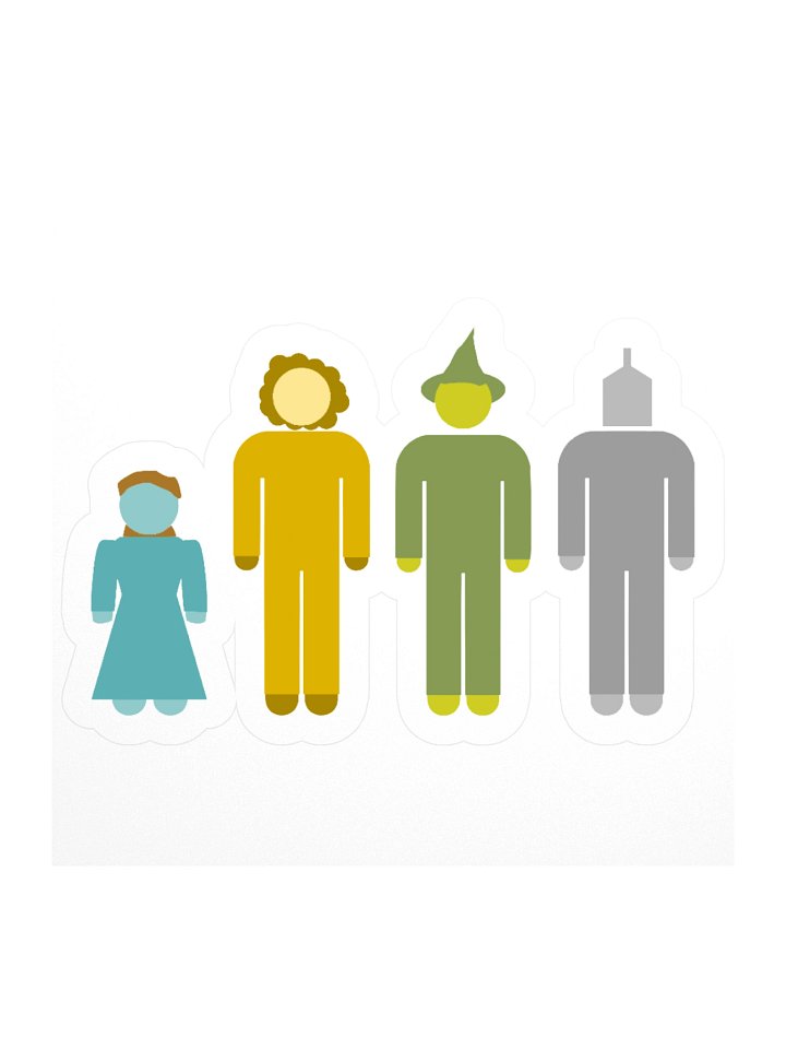 Minimalist Oz (Sticker) product image (2)