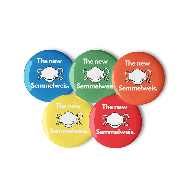 The New Semmelweis buttons (rainbow) product image (2)
