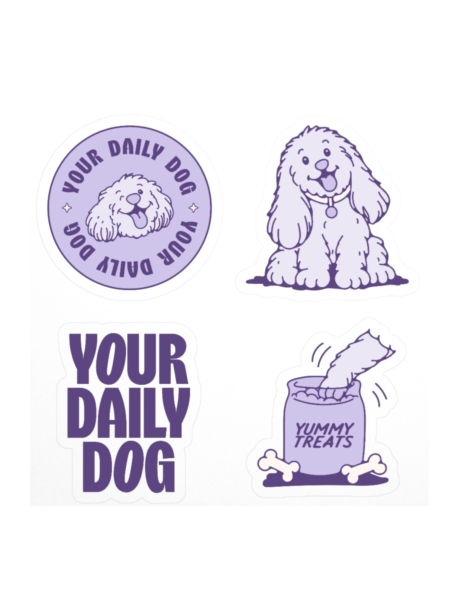 Your Daily Dog Sticker Pack product image (1)