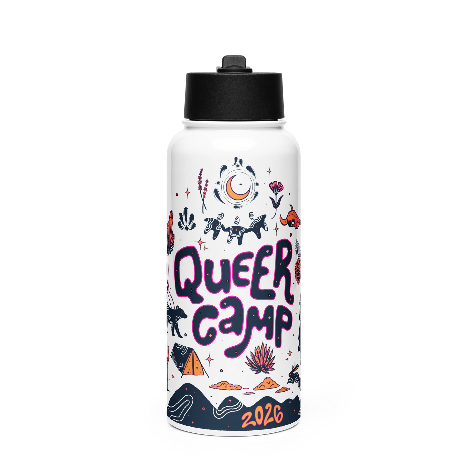 2026 Queer Camp Stainless Steel Water Bottle product image (1)